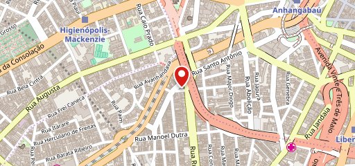 Cantina La Penisola no mapa