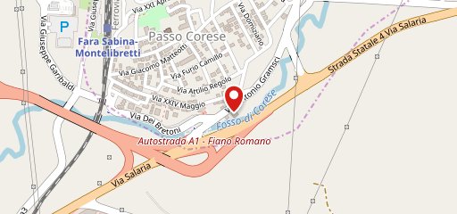 La piazzetta Passo Corese sulla mappa