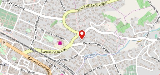 Le Léman Hôtel sulla mappa