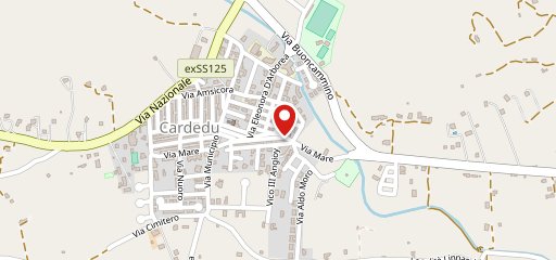 La stella d'Ogliastra sulla mappa