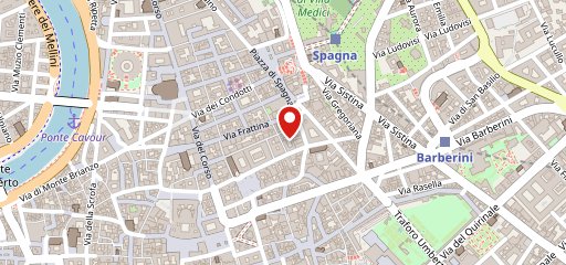 La Strega Nocciola Piazza di Spagna sulla mappa