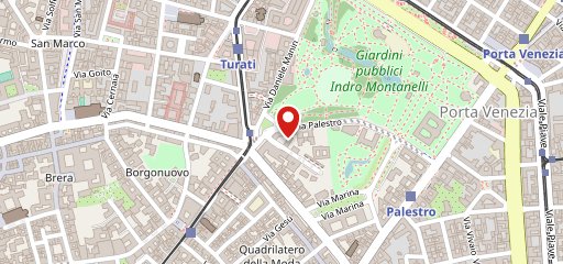 Terrazza Palestro sulla mappa