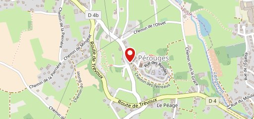 La Vuelta - Pizzeria de Pérouges Pérouges sur la carte