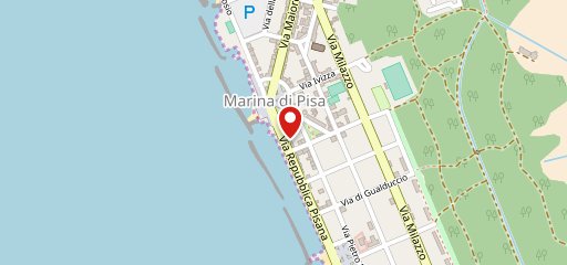 L'Albero Maestro Marina di Pisa sulla mappa