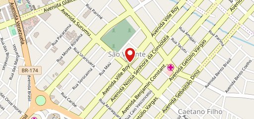 Lanche Adrenalina no mapa