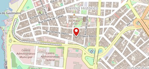 Lancheria Aureense no mapa