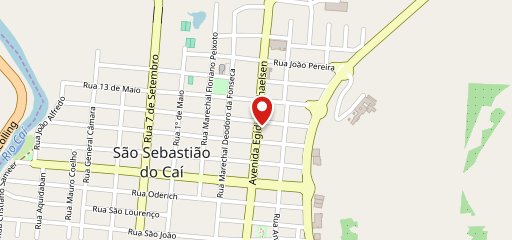 Lancheria Aquarius no mapa