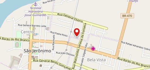 Lancheria E Pizzaria D.rita São Jerônimo RS no mapa