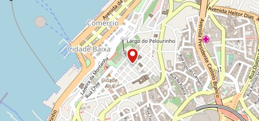 Lanches Clayton no mapa