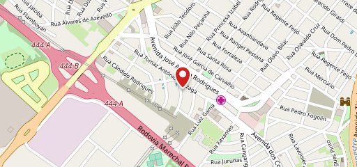 Lanches e Hot no mapa