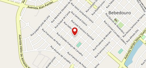 Lanchonete Dog more no mapa