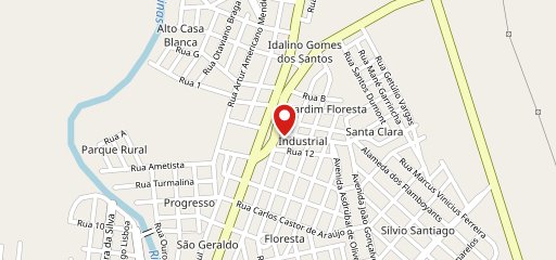 Lanchonete Industrial no mapa