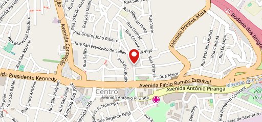 Lanchonete Miranda's no mapa