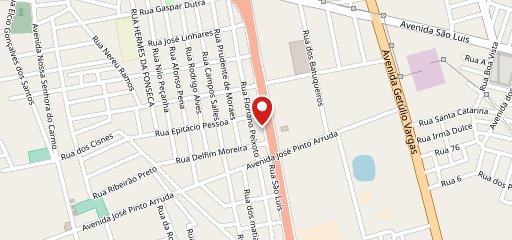 LANCHONETE V8 no mapa