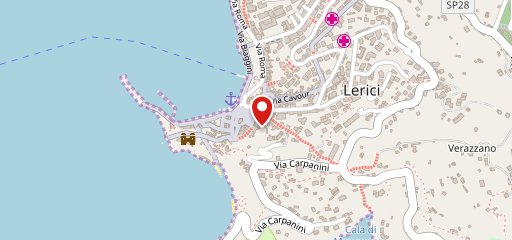 Trattoria ligure l'ancora di Lerici sulla mappa