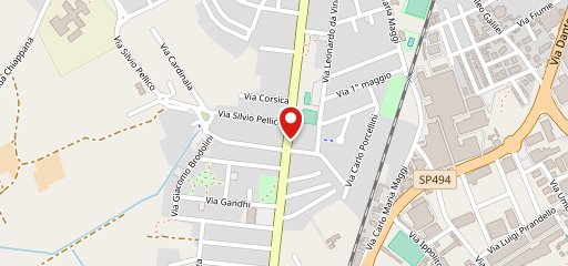 L'angolo della pizza sulla mappa