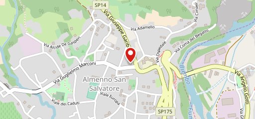 L'angolo della pizza sulla mappa