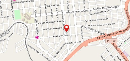 Lareira's Cornélio Procópio PR no mapa