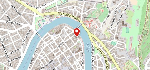 Latteria Verona ristorante sulla mappa