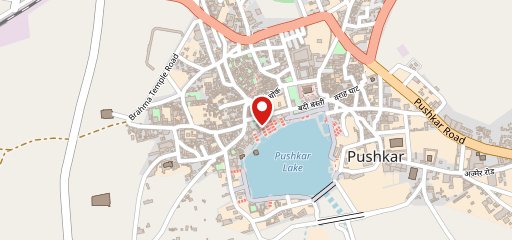 The Laughing Buddha Vegan Cafe Pushkar on map