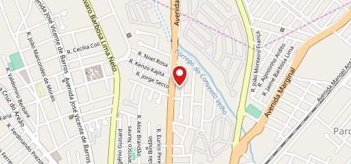 Lavecchia pizzaria no mapa