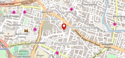 Lazeez Khaana on map