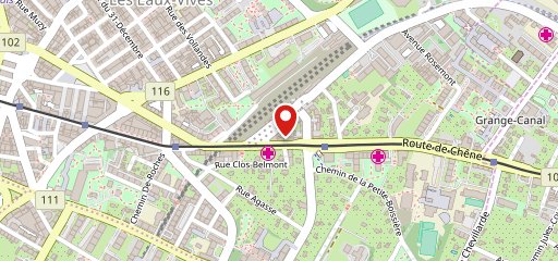 Boulangerie Gare des Eaux- Vives sulla mappa