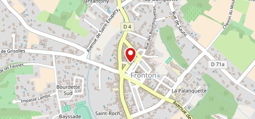 Le Conti Fronton sur la carte