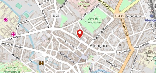 Bar Pouce Brasserie sur la carte