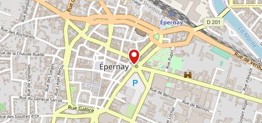 Café Le Progrès sur la carte