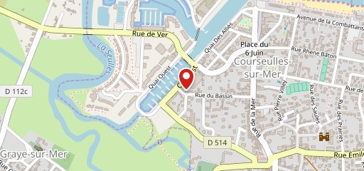 Le Quai Est sur la carte