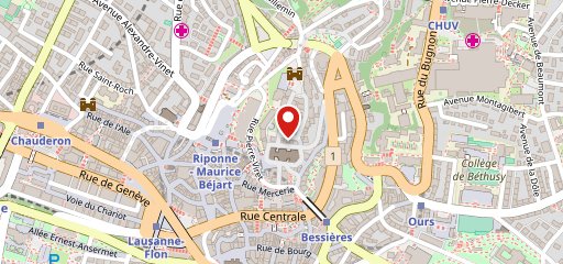 Restaurant L Elephant Blanc, Macé sulla mappa