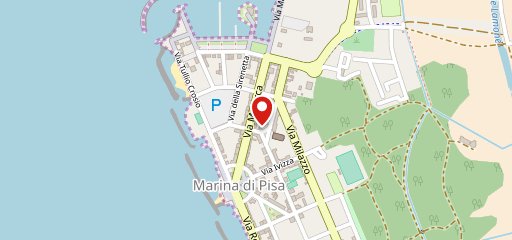 Portofranco L'Enoteca a Marina di Pisa sulla mappa