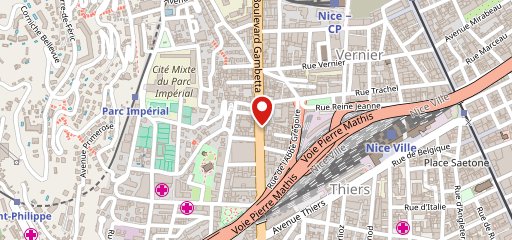 l'escale sur la carte