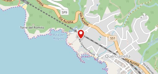 Baia del Rogiolo - Ristorante Stabilimento balneare sulla mappa