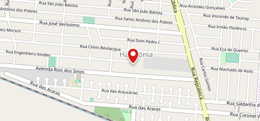 Liga do Lanche - Canoas no mapa