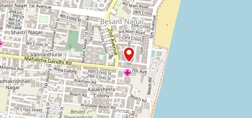 Little Italy Restaurant, Besant Nagar, Chennai on map