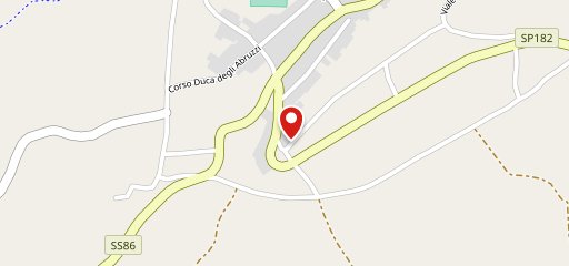 Chalet cupello sulla mappa