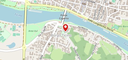 Ristorante ponte coperto pavia - Locanda del Ticino sulla mappa