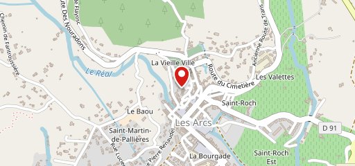 Le Château d'Argens sur la carte