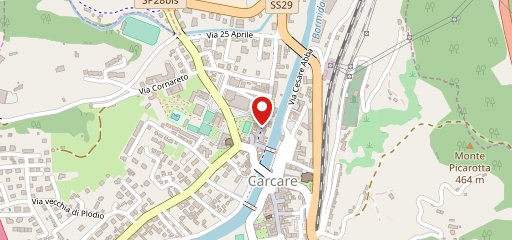 L'Oste Pinocchio sulla mappa