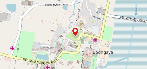 Loyag rooftop Restaurant and cafe bodhgaya on map