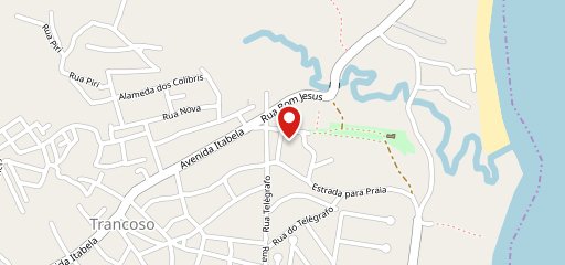 Lua Verde Trancoso no mapa