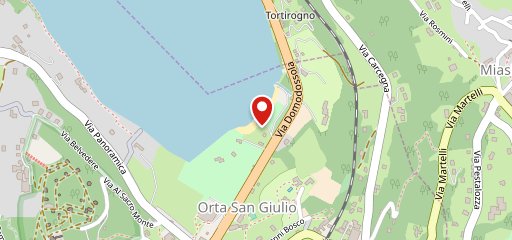 Luci sul lago sulla mappa