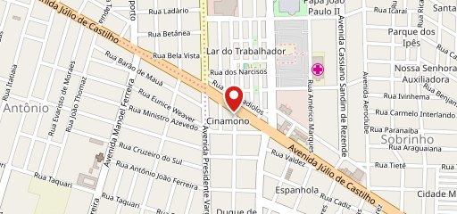 Luigi Pizzeria no mapa