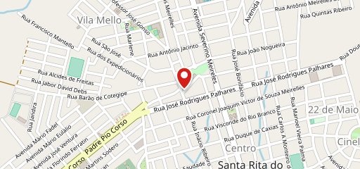 M F Papa A Santos no mapa