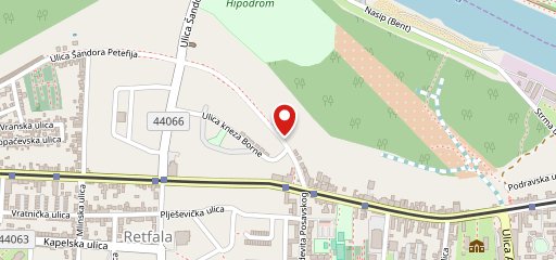 Krčma Mađarska Retfala sulla mappa