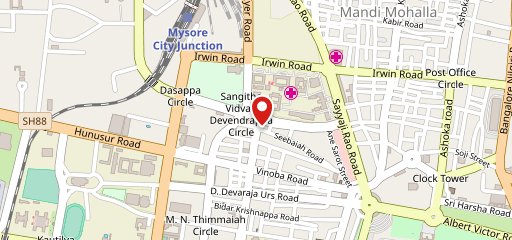 Maddur Tiffanys @ Mysore on map