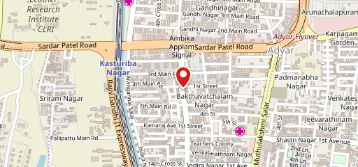 Madras Coffee House - Kasturba Nagar, Adyar on map