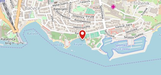 Maestro Grill Club Split sulla mappa